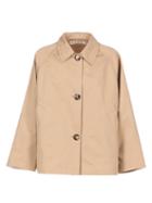 Matchesfashion.com Marni - Cropped Canvas Jacket - Womens - Light Beige