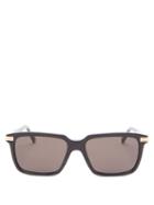 Matchesfashion.com Cartier Eyewear - C Dcor Rectangular Acetate Sunglasses - Mens - Black