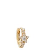 Matchesfashion.com Maria Tash - Star Eternity Diamond & 18kt Gold Single Earring - Womens - Gold