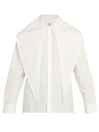 Sasquatchfabrix Big Scarf Box Cotton Shirt