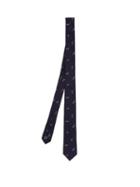 Matchesfashion.com Paul Smith - Saxophone Embroidered Silk Tie - Mens - Navy