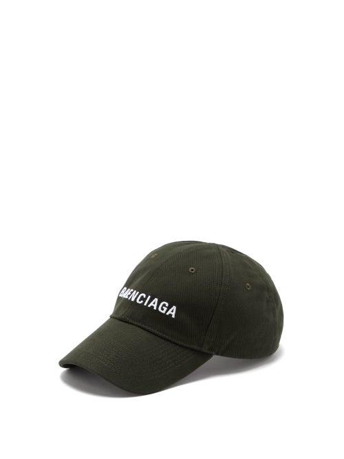 Matchesfashion.com Balenciaga - Logo-embroidered Baseball Cap - Mens - Khaki
