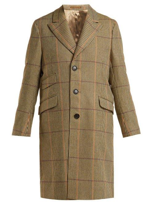 Matchesfashion.com Holiday Boileau - Checked Wool Coat - Womens - Brown