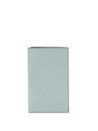 Matchesfashion.com Valextra - Compact Bi Fold Grained Leather Wallet - Womens - Light Blue