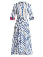 Le Sirenuse, Positano Lucy Afrika-striped Cotton Dress
