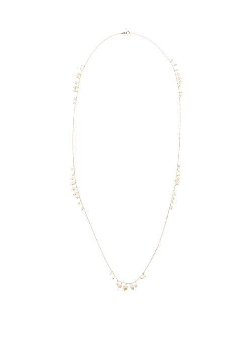 Matchesfashion.com Mizuki - Akoya-pearl & 14kt Gold Necklace - Womens - Pearl