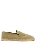 Bougeotte - Penny-strap Suede Espadrilles - Mens - Grey