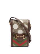 Gucci - Horsebit 1955 Coated-canvas Bag - Mens - Multi