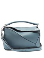 Matchesfashion.com Loewe - Puzzle Leather Bag - Womens - Light Blue