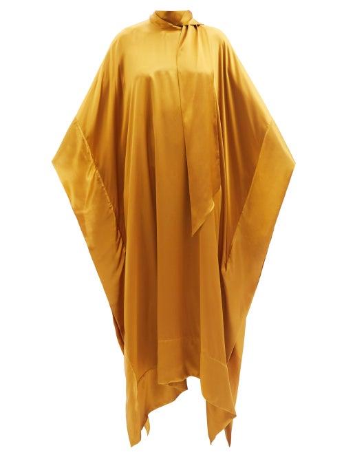 Taller Marmo - New Age Silk-satin Kaftan - Womens - Gold