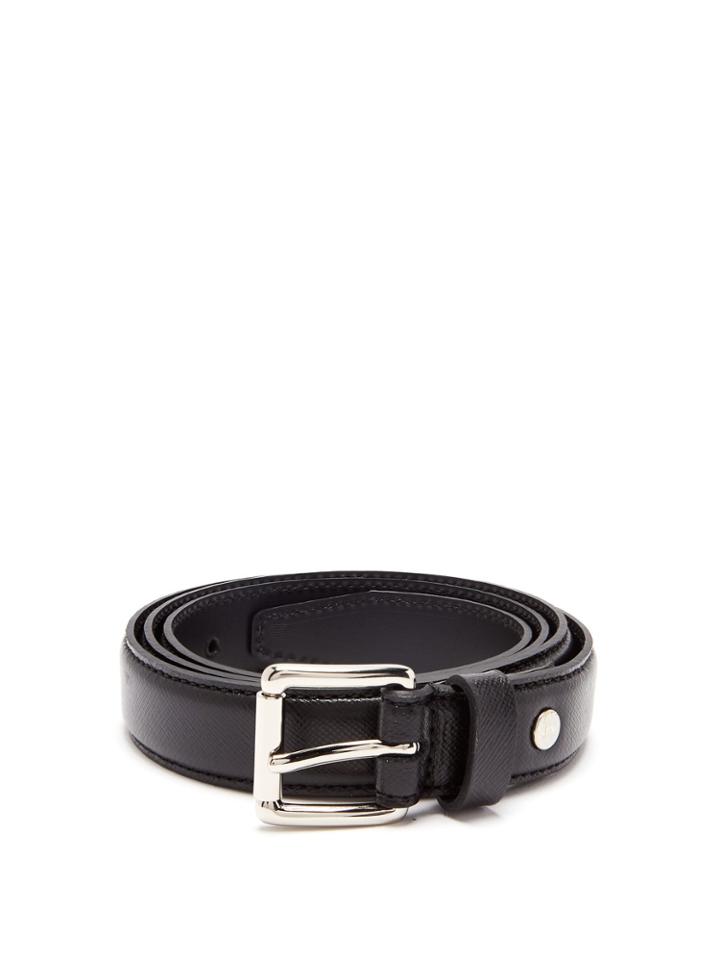 Ami Thin Leather Belt