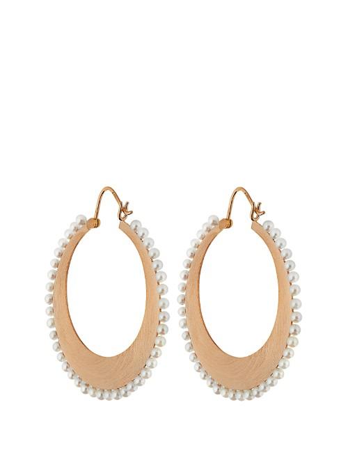Irene Neuwirth Akoya Pearl & Rose-gold Earrings