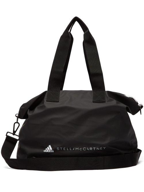 Matchesfashion.com Adidas By Stella Mccartney - Studio Logo Print Holdall - Womens - Black Multi