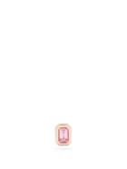 Matchesfashion.com Alison Lou - Sapphire & 14kt Gold Single Stud Earring - Womens - Pink