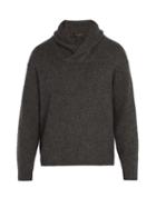 Matchesfashion.com Berluti - Shawl Collar Cashmere Blend Sweater - Mens - Grey