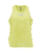 Matchesfashion.com Adidas By Stella Mccartney - Ruffle Trim Mesh Tank Top - Womens - Green