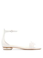 Matchesfashion.com Nicholas Kirkwood - Chevron Quilted Leather Sandals - Womens - White