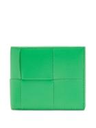 Bottega Veneta - Urban Intrecciato-leather Bi-fold Wallet - Mens - Green