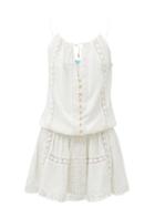 Melissa Odabash - Chelsea Broderie-anglaise Mini Dress - Womens - Cream