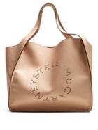 Stella Mccartney Perforated-logo Faux-leather Tote