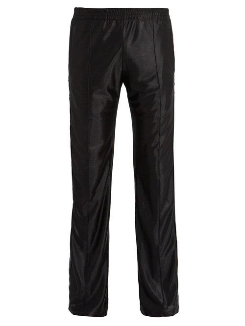 Matchesfashion.com Faith Connexion - X Kappa Satin Jersey Track Pants - Mens - Black