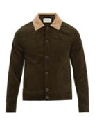 Oliver Spencer Buffalo Contrast-collar Cotton-corduroy Jacket