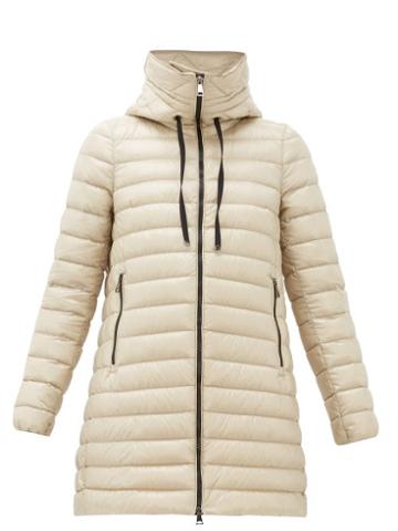 Matchesfashion.com Moncler - Rubis Longline Hooded Down-filled Coat - Womens - Beige