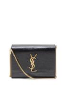 Matchesfashion.com Saint Laurent - Kate Textured Leather Cross Body Bag - Womens - Black