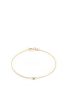 Lizzie Mandler - Floating Diamond, 14kt Gold & 18kt Gold Bracelet - Womens - Yellow Gold