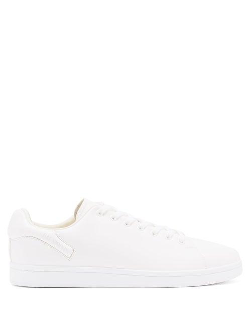 Matchesfashion.com Raf Simons - Orion Faux-leather Trainers - Mens - White