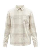 A.p.c. - Trek Check Wool-blend Flannel Shirt - Mens - Beige