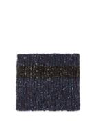 Matchesfashion.com Marni - Knitted Neck Warmer - Mens - Black Blue