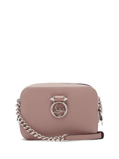 Matchesfashion.com Christian Louboutin - Rubylou Mini Leather Cross Body Bag - Womens - Light Pink