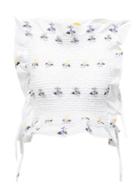 Matchesfashion.com Cecilie Bahnsen - Michelle Smocked Floral-jacquard Camisole - Womens - White Multi