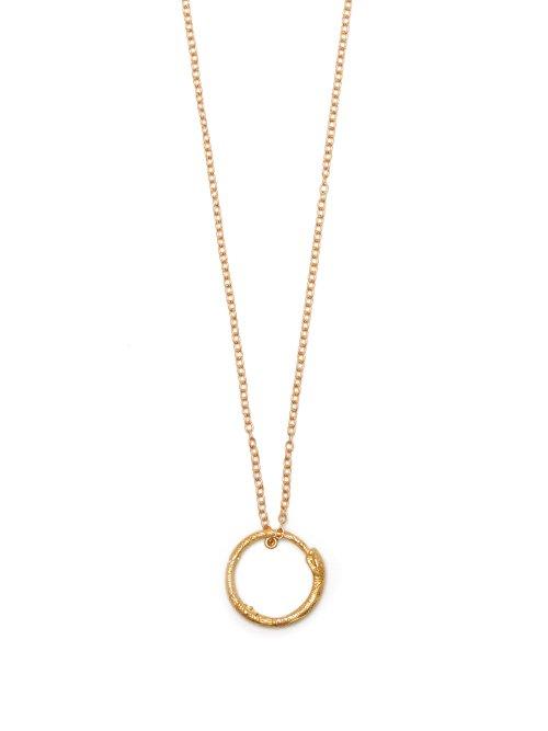 Matchesfashion.com Gucci - Ouroboros 18kt Gold Necklace - Womens - Gold