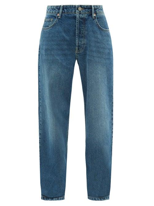 Matchesfashion.com Raey - Opa Baggy Boyfriend Jeans - Womens - Dark Blue