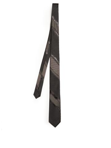 Title Of Work Striped Silk Tie