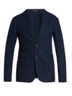 Giorgio Armani Notch-lapel Single-breasted Cotton Blazer