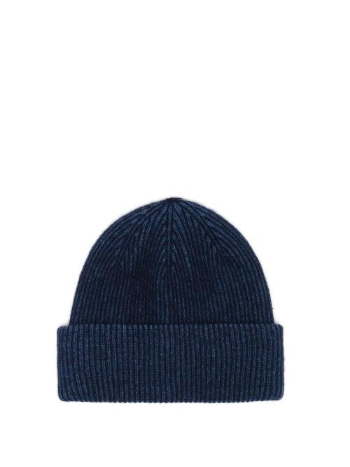 Matchesfashion.com Holden - Cuff Cashmere Beanie Hat - Mens - Navy