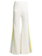 Matchesfashion.com Ellery - Love Affair Striped Crepe Trousers - Womens - Ivory
