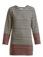 Matchesfashion.com Myar - Striped Cotton Jersey T Shirt - Womens - Pink Multi