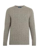 Polo Ralph Lauren Crew-neck Cable-knit Cashmere Sweater