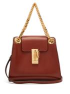Matchesfashion.com Chlo - Annie Small Leather Cross Body Bag - Womens - Dark Brown