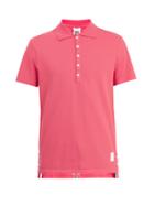 Thom Browne Stripe Classic Cotton-piqu Polo Shirt