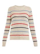Matchesfashion.com Isabel Marant Toile - Gian Striped Sweater - Womens - Cream Multi