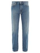 Matchesfashion.com Dunhill - Selvedge Denim Slim Leg Jeans - Mens - Blue