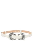 Matchesfashion.com Acne Studios - Audrey Leather Belt - Womens - White