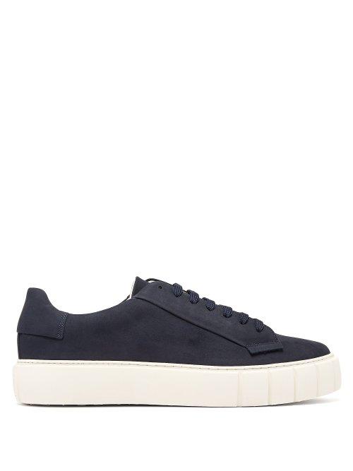 Matchesfashion.com Primury - Dyo Nubuck Trainers - Mens - Blue Multi