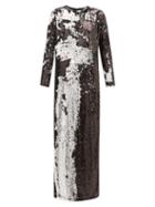 Matchesfashion.com Marques'almeida - Two Way Sequinned Occasion Dress - Womens - Silver