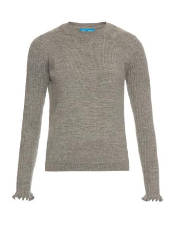 M.i.h Jeans Harpy Ruffled-cuff Alpaca-wool Sweater